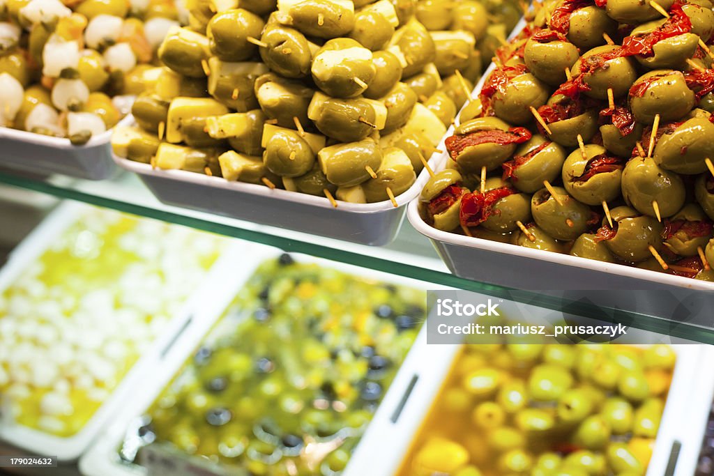 Espanhola típica comida mercado. - Foto de stock de Alimentação Saudável royalty-free