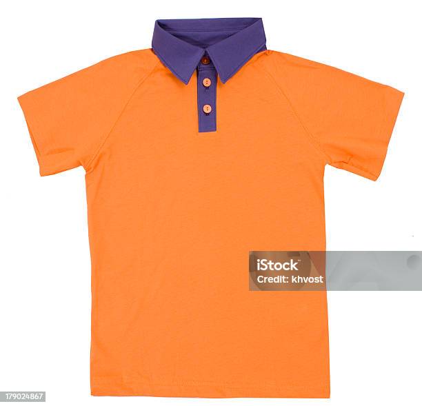 오랑주 폴로 셔츠 어린이 0명에 대한 스톡 사진 및 기타 이미지 - 0명, T 셔츠, 공란