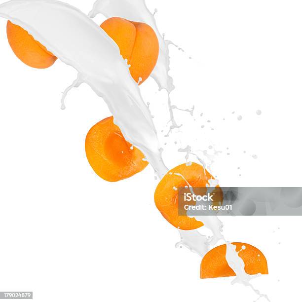 Apricot Fruits Stock Photo - Download Image Now - Apricot, Composition, Cross Section