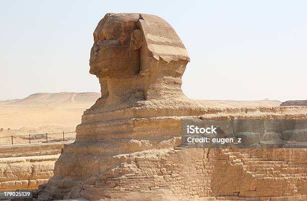 Grande Esfinge De Gizé Cairo Egito - Fotografias de stock e mais imagens de Antigo - Antigo, Antiguidade, Arcaico