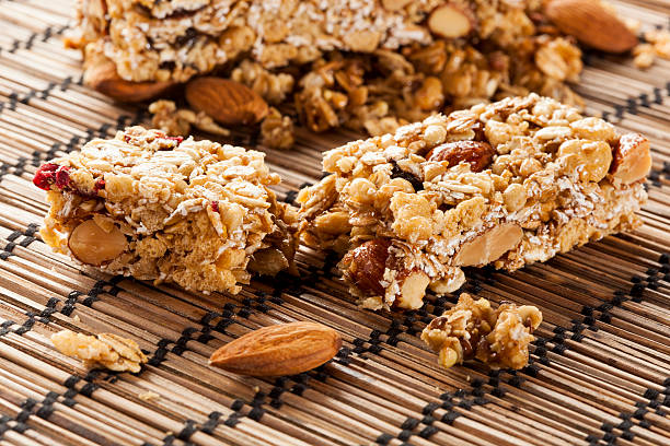 istock Organic Almond and Raisin Granola Bar 179025169