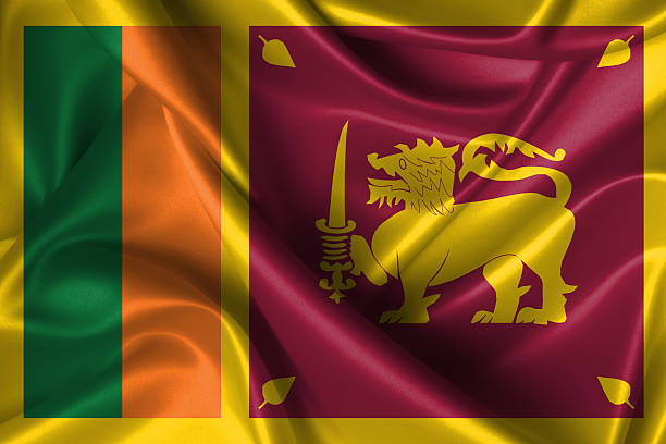 istock Wavy Flag of Sri Lanka 179025315