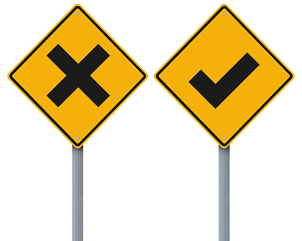 Checked. Sign Road Sign 7,500+ Yellow Check Mark Stock Photos, Pictures & Royalty-Free Images ...