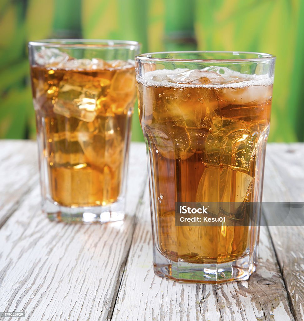 Стакан Чай со льдом - Стоковые фото Чай со льдом роялти-фри