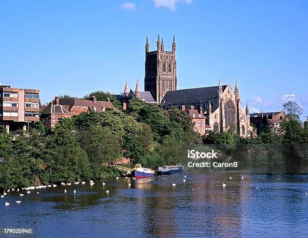 Cathedral Worcester England Stock Photo - Download Image Now - Worcester Cathedral, Worcester - England, Anglican