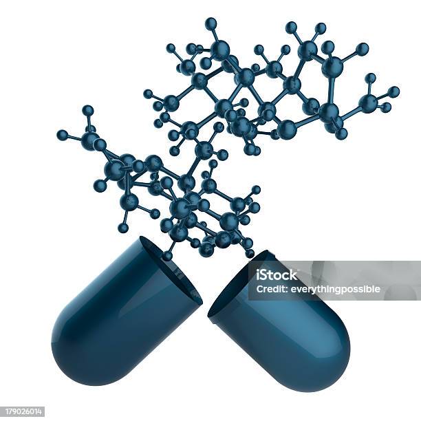 Cápsula Contiene Molécula Como Médicos Foto de stock y más banco de imágenes de Adicción - Adicción, Analgésico, Antibiótico