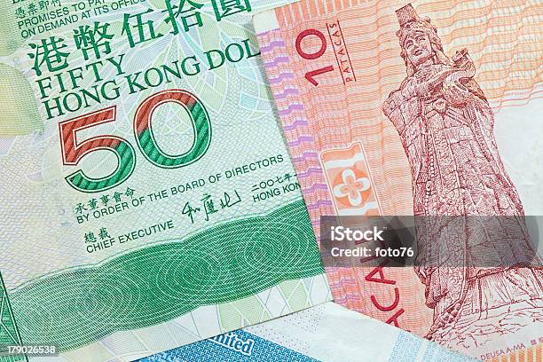 Hong Kong Oraz Makau Dolarów Banknotów - zdjęcia stockowe i więcej obrazów Azja - Azja, Banknot, Bankowość