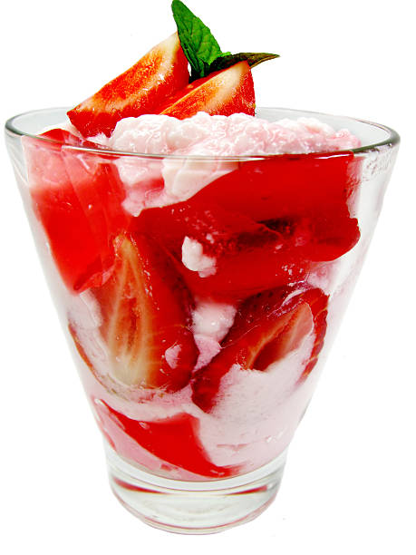 istock strawberry fruit dessert with yogurt 179027422