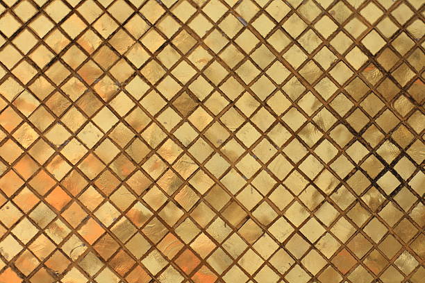 istock Gold Wall Tile Pattern at Grand Palace, Thailand 179027617