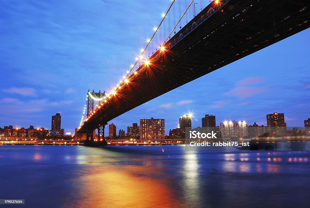 New York City Manhattan bridge - Foto de stock de New York City royalty-free