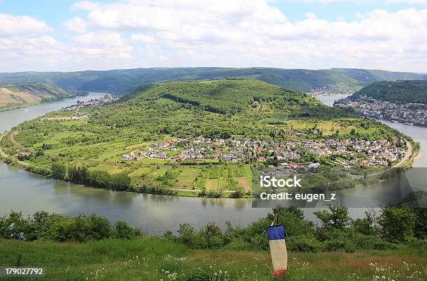 Grande Arco Della Valle Del Reno Vicino Boppard Germania - Fotografie stock e altre immagini di Acqua