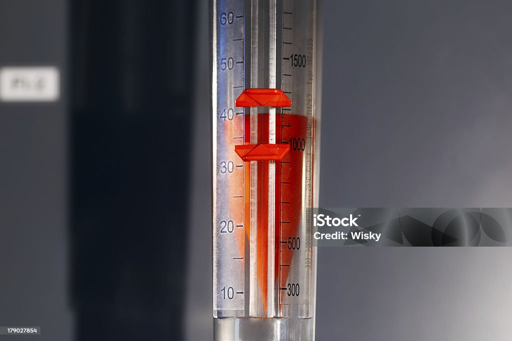 Filtro para as medições com Sorvete de Laranja - Royalty-free Barómetro Foto de stock