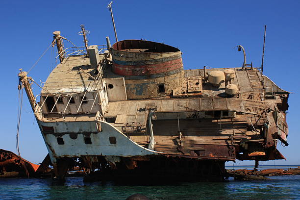 istock Shipwreck, Nautical Vessel, Industrial Ship, boat, crock hulk 179028168