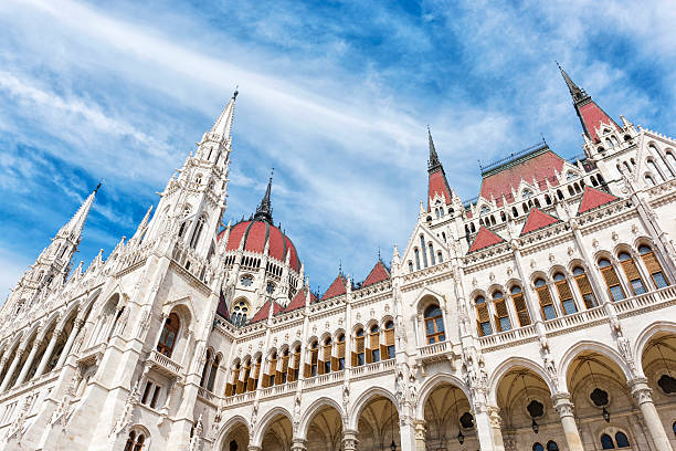 istock Day view of the Budapest parliament building 179028279