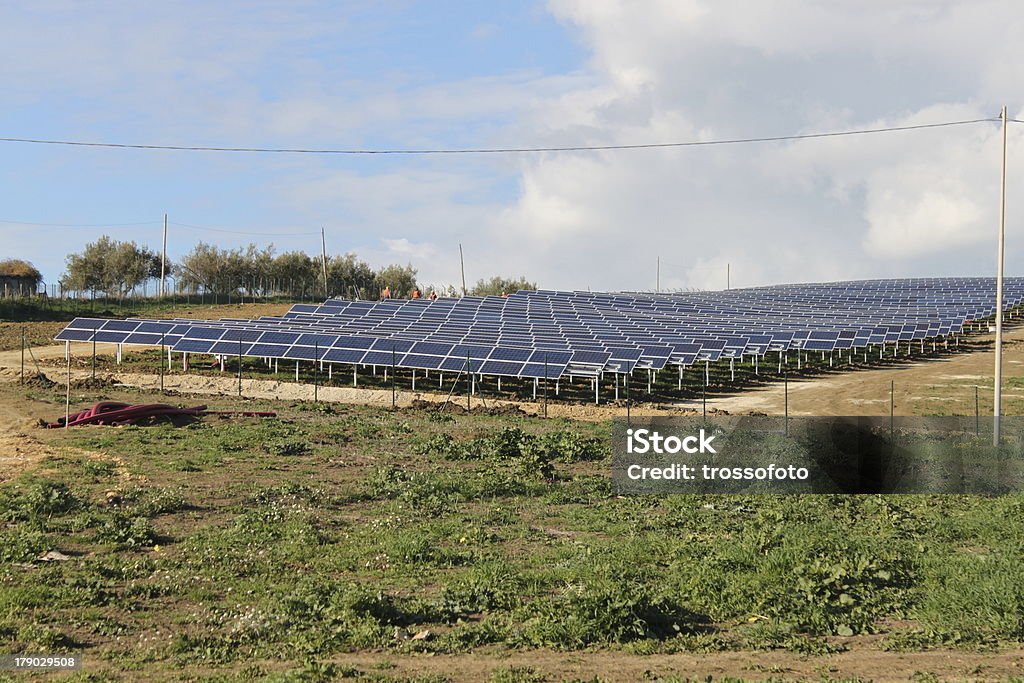 Panneaux solaires - Photo de Champ libre de droits