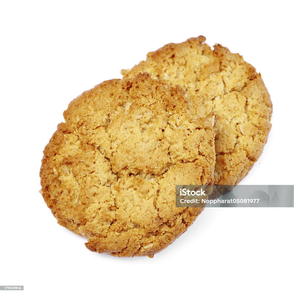 Cookies sobre um fundo branco. - Royalty-free Amarelo Foto de stock