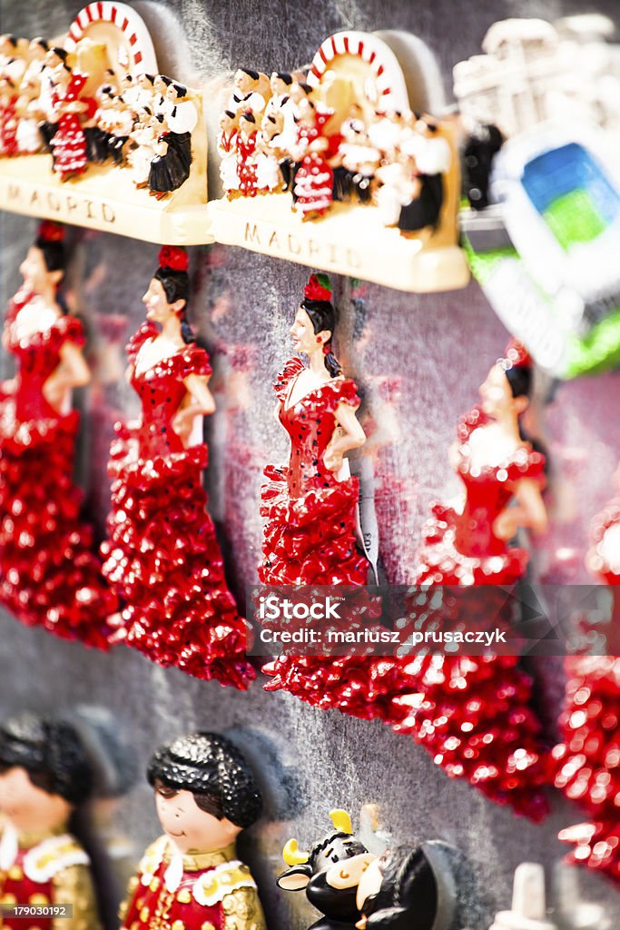 Tradicional souvenir em Madri - Foto de stock de Dança Flamenca royalty-free