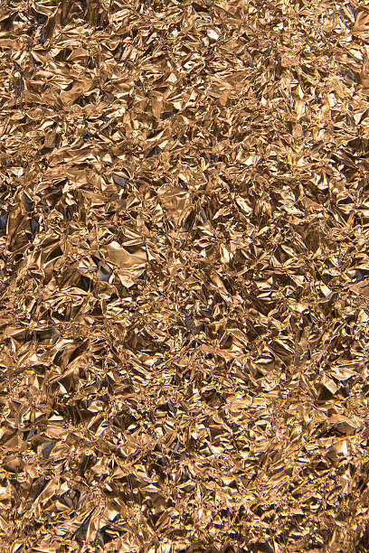 istock Gold foil background, scrunchy 179030797
