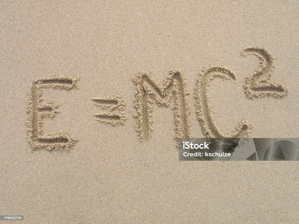 Theory のビーチ - E=mc2のロイヤリティフリーストックフォト