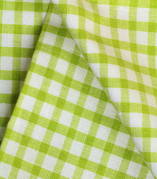 istock kitchen towel in the green checkered 179032786