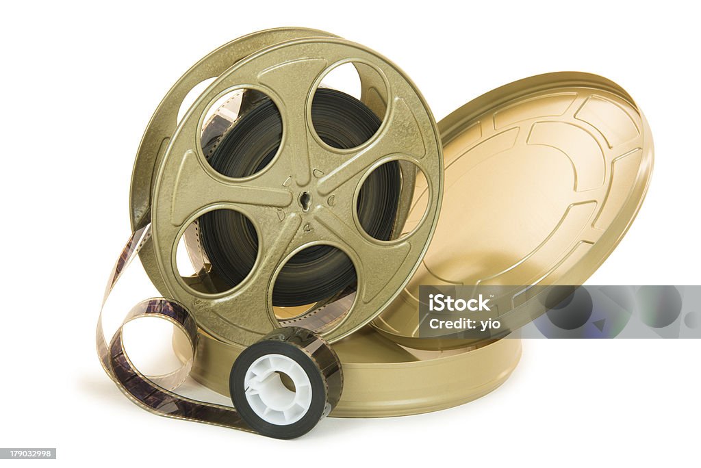 35mm Film In Reel And Its Can Stock Photo - Download Image Now