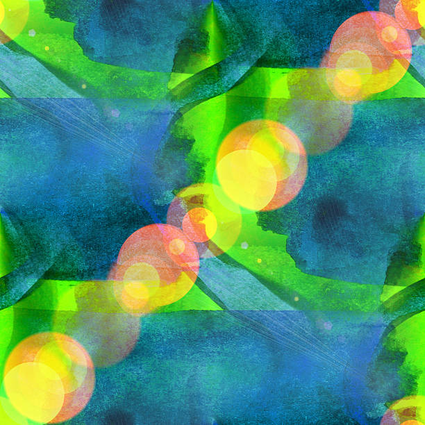 istock bokeh art seamless texture background green, blue watercolor abs 179033640