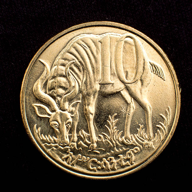 istock Figure of an antelope on a coin 179033687