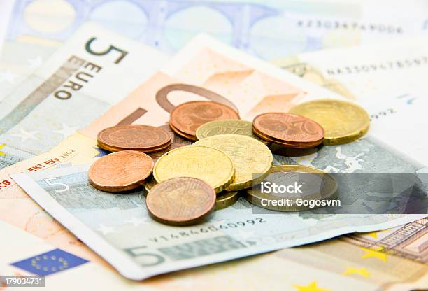 Euro Currencies Stock Photo - Download Image Now - Bank Account, Circle, Coin