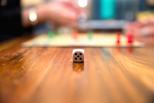Dice of the Game at home by fun