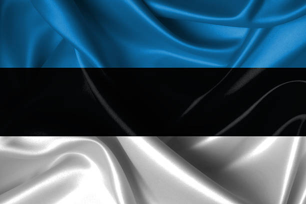 istock Wavy Flag of Estonia 179035161