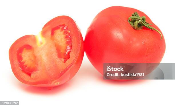 Foto de Tomates e mais fotos de stock de Alimentação Saudável - Alimentação Saudável, Bebida, Branco
