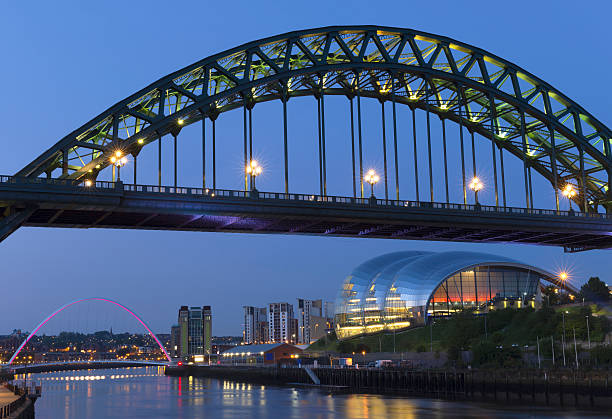 istock Newcastle Gateshead Riverside Quayside District with Tyne Bridge England 179036844