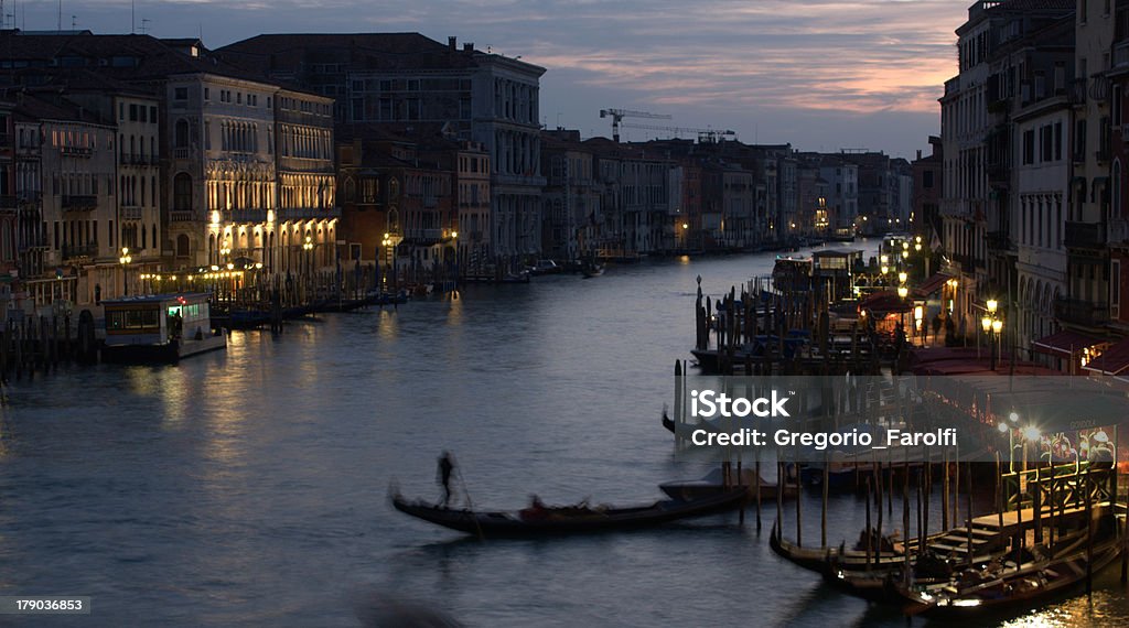 Venezia di notte - Photo de Coucher de soleil libre de droits