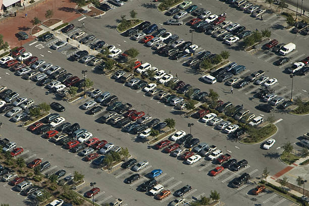 istock Parking Lot Aerial View 179036947