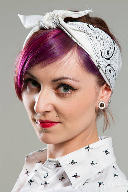 istock Young woman in Rockabilly Style 179037753