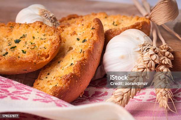 Bruschetta Pile Stock Photo - Download Image Now - Arrangement, Bread, Brown