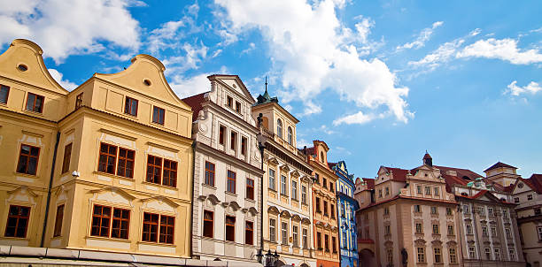 istock Houses On A Town Square In Prague 179038105