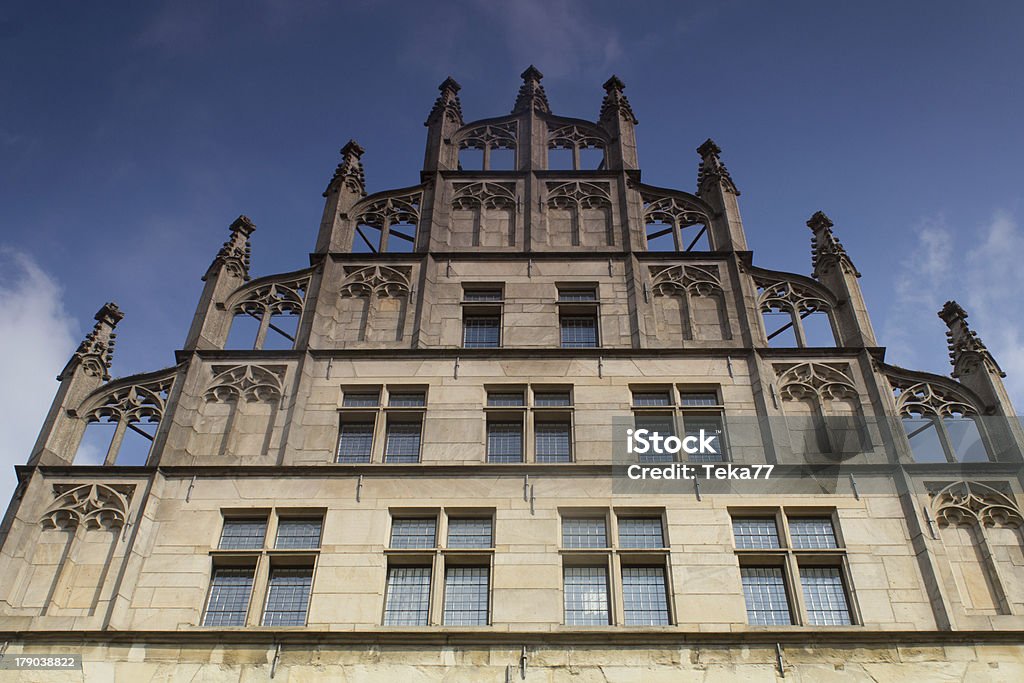 Münster-Alemanha edifícios da cidade - Foto de stock de Alemanha royalty-free