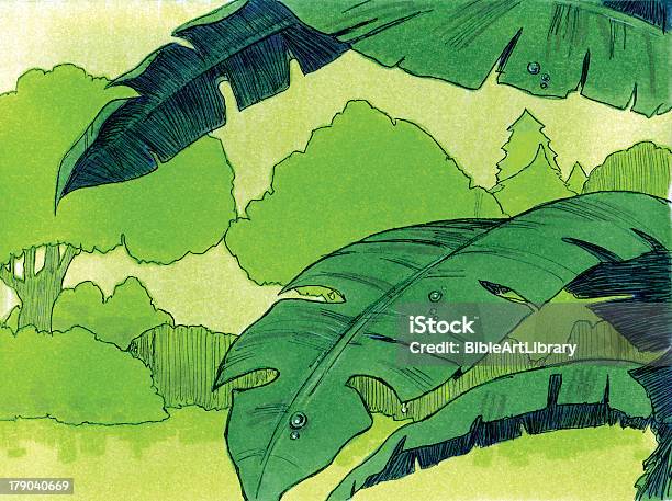 Creation Plant Life Stock Photo - Download Image Now - Green Color, Horizontal, Illustration