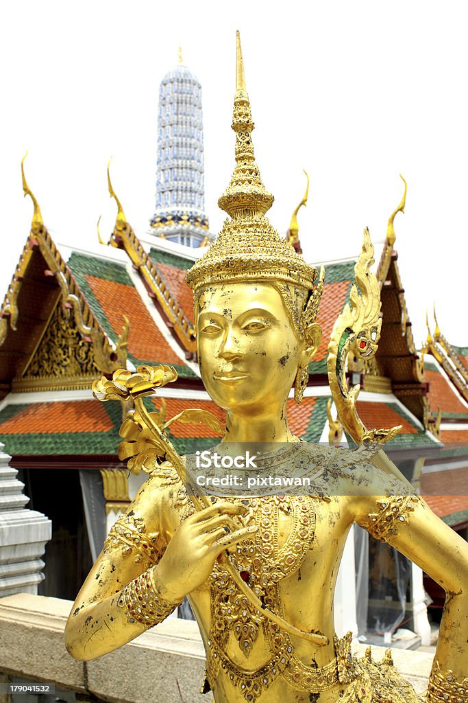 Golden Angel, Wat Pra Kaew, en Thaïlande - Photo de Ange libre de droits