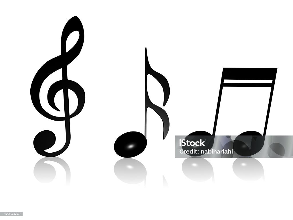 Musica nota - Foto stock royalty-free di Accordo