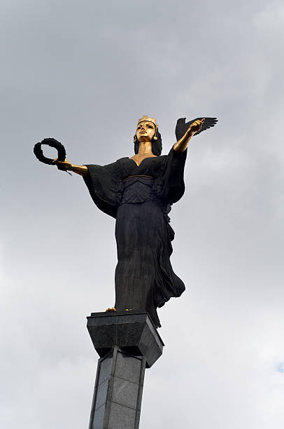 Sophia 、殉教者像でソフィアブルガリア ストックフォト