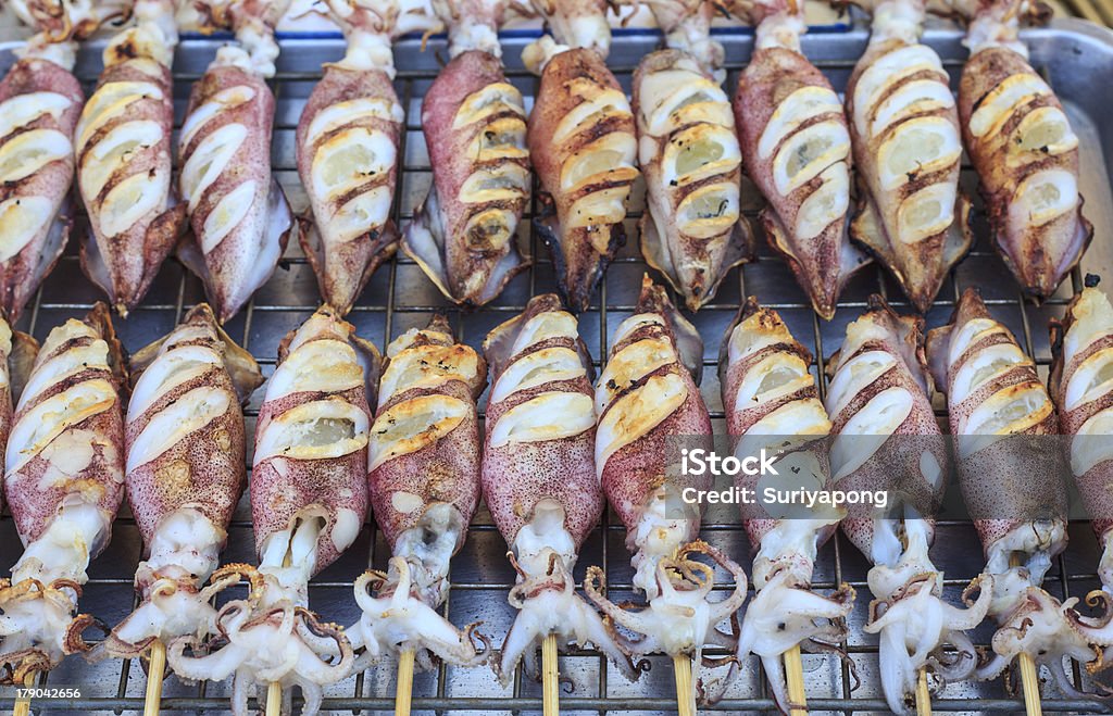 Lula grill - Foto de stock de Aipo royalty-free