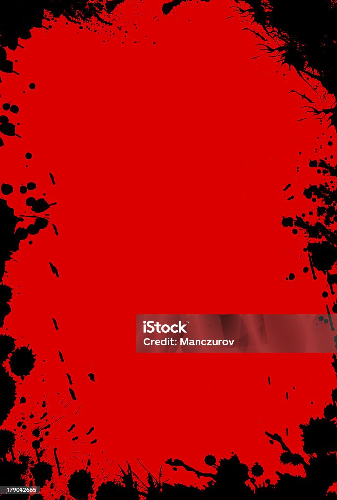 Grunge Hintergrund mit schwarzen Rahmen bloody - Lizenzfrei Abstrakt Stock-Foto