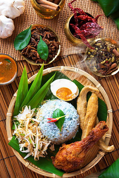 istock Malay food nasi kerabu 179042701