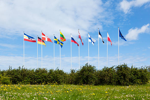 istock Flags of Baltic Sea Countries 179042779