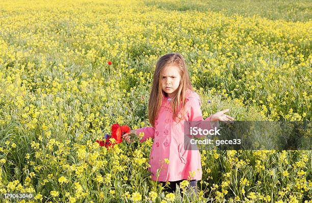 Menina Em Um Campo - Fotografias de stock e mais imagens de Abraçar - Abraçar, Adolescente, Adulto