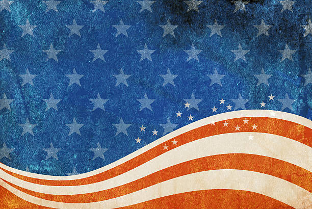 istock Grunge American flag background 179043081