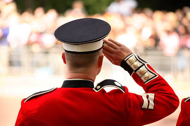 istock British soldier saluting at a royal parade 179043230
