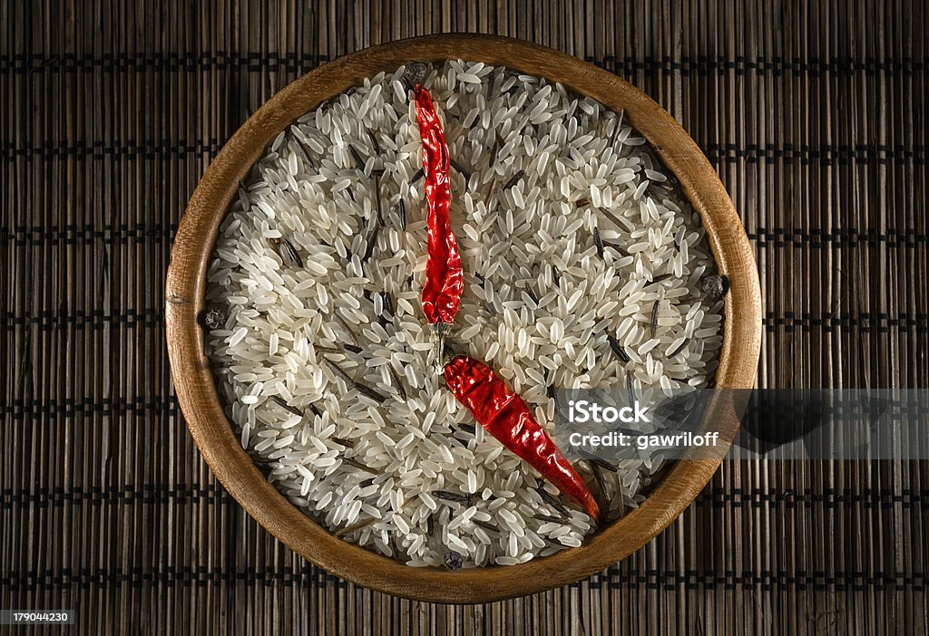 Arroz captação de um relógio - Royalty-free Acima Foto de stock